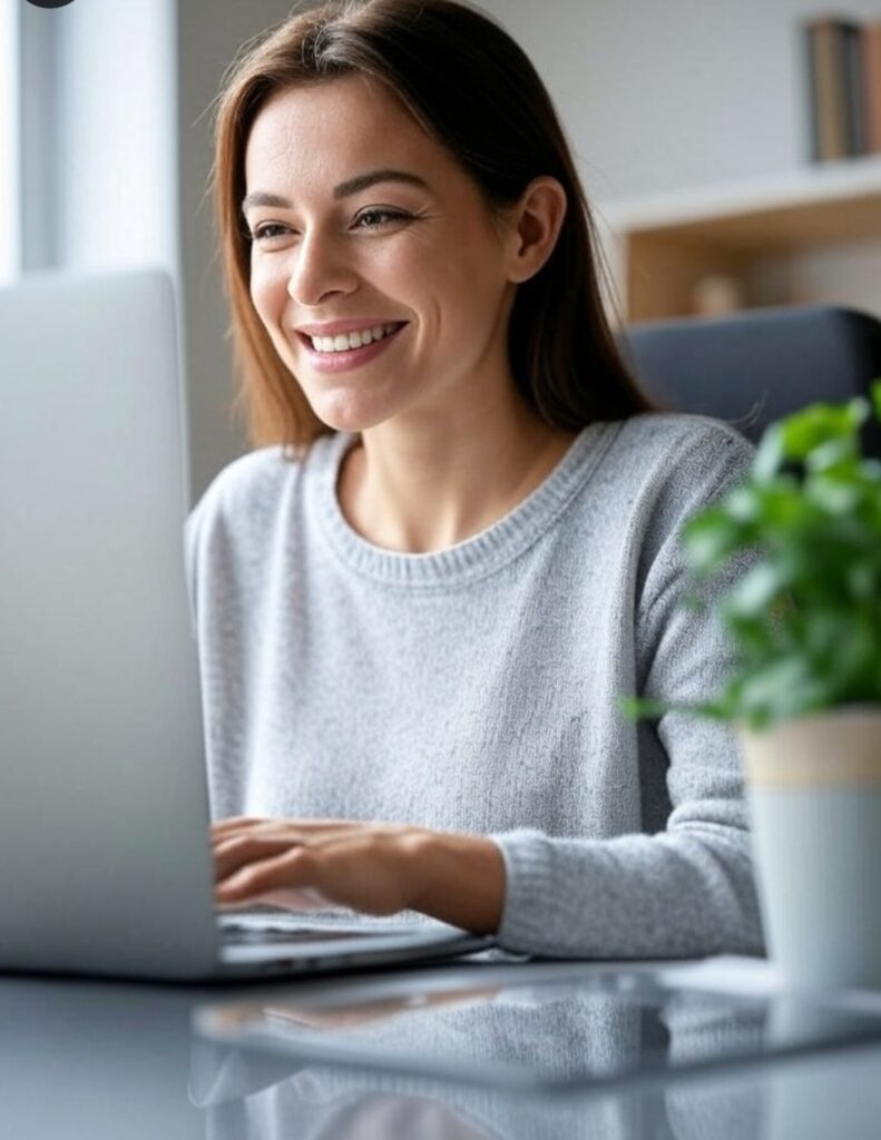 persona usando hosting